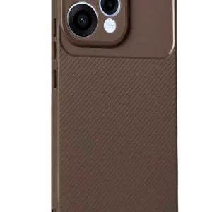 Newface Oppo Reno 15 Auto Focus Karbon Kapak - Kahverengi