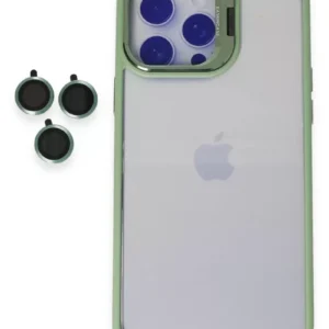 Joko İphone 15 Pro Max Kılıf Roblox Lens Standlı Kapak - Yeşil