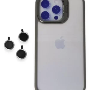 Joko İphone 15 Pro Max Kılıf Roblox Lens Standlı Kapak - Titan Gri