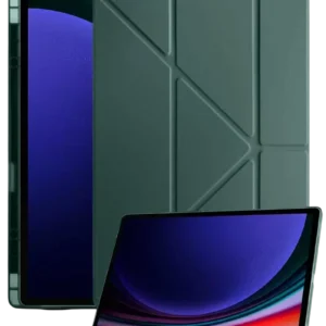 Newface Samsung Galaxy X730 Tab S11 Kalemlikli Mars Tablet Kılıfı - Koyu Yeşil