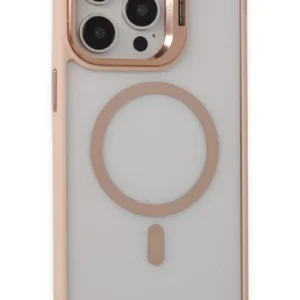 Joko İphone 15 Pro Max Kılıf Roblox Lens Magsafe Standlı Kapak - Pudra