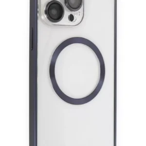 Joko İphone 15 Pro Max Kılıf Metal Bumper Magneticsafe Kapak - Lacivert