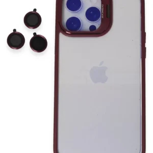 Joko İphone 14 Pro Kılıf Roblox Lens Standlı Kapak - Bordo