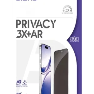 Newface Apple İphone 16 Pro Max Bilvis 3x Ar Hayalet Cam Ekran Koruyucu - Siyah