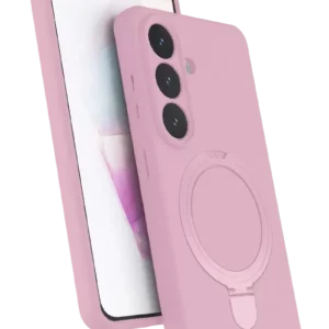 Newface Samsung Galaxy S26 Regal Magsafe Standlı Kapak - Açık Pembe