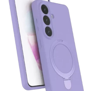 Newface Samsung Galaxy S26 Regal Magsafe Standlı Kapak - Lila