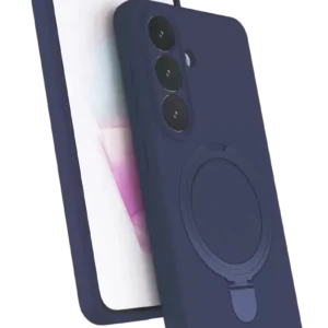 Newface Samsung Galaxy S26 Plus Regal Magsafe Standlı Kapak - Lacivert