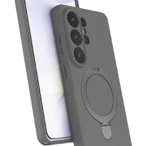 Newface Samsung Galaxy S26 Ultra Regal Magsafe Standlı Kapak - Titan Gri