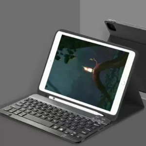 Newface Samsung Galaxy Tab A9 Plus Kılıf Kc01 Smart Klavyeli Tablet Kılıfı - Siyah