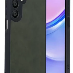 Newface Samsung Galaxy A16 5g Kılıf Aras Deri Kapak - Koyu Yeşil