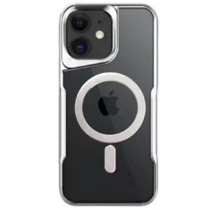 Newface İphone 12 Kılıf Boyi Magsafe Silikon Kapak - Gümüş