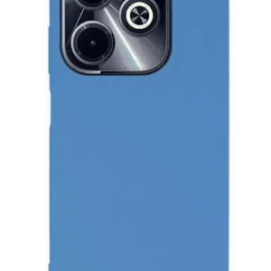 Newface İnfinix Hot 40i Kılıf First Silikon - Mavi