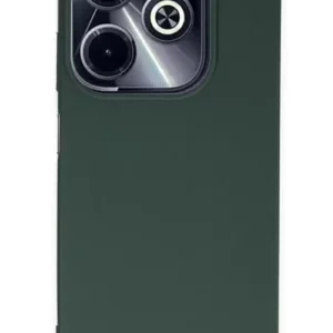 Newface İnfinix Hot 40i Kılıf First Silikon - Koyu Yeşil