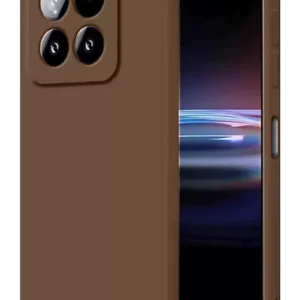 Newface Xiaomi Mi 15t First Silikon - Kahverengi