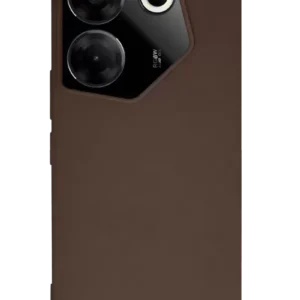 Newface Tecno Camon 20 Pro 5g Kılıf First Silikon - Kahverengi