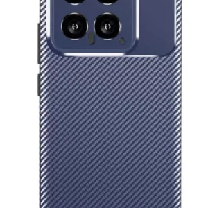 Newface Xiaomi Mi 14t Kılıf Auto Focus Karbon Kapak - Lacivert