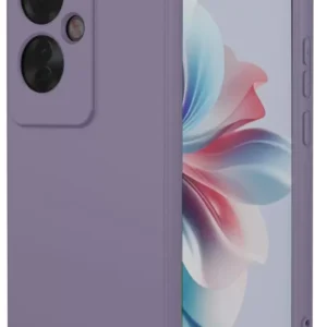 Newface Oppo Reno 11f Kılıf First Silikon - Lila