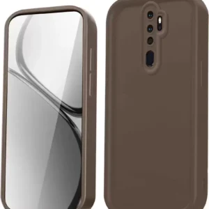 Newface Xiaomi Redmi Note 8 Pro Kılıf Viera Silikon - Kahverengi