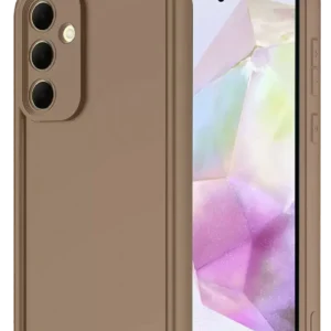 Newface Samsung Galaxy A36 Kılıf Viera Silikon - Kahverengi