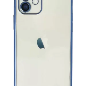 Newface İphone 12 Kılıf Razer Lensli Silikon - Lacivert