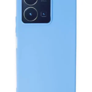 Newface Vivo Y35 Kılıf First Silikon - Mavi