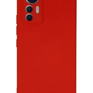 Newface Xiaomi Mi 12 Lite Kılıf Nano İçi Kadife Silikon - Kırmızı