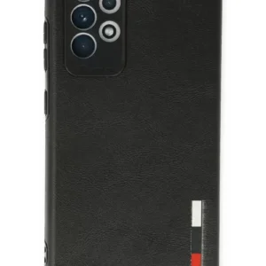 Newface Samsung Galaxy A72 Kılıf Loop Deri Silikon - Siyah