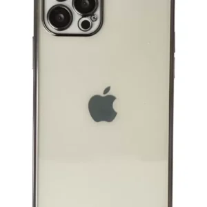 Newface İphone 12 Pro Kılıf Razer Lensli Silikon - Siyah