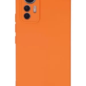 Newface Xiaomi Mi 12 Lite Kılıf Nano İçi Kadife Silikon - Turuncu
