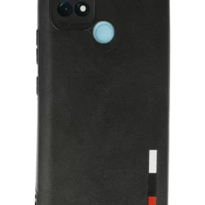 Newface Realme C21 Kılıf Loop Deri Silikon - Siyah