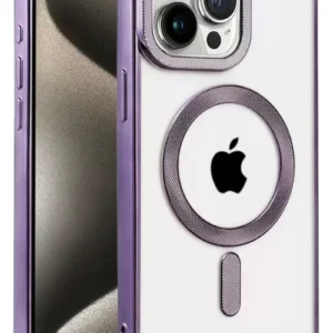 Newface İphone 14 Pro Kılıf Kronos Magsafe Kapak - Derin Mor