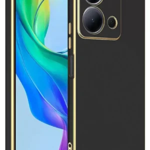 Newface Vivo Y36 Kılıf Volet Silikon - Siyah