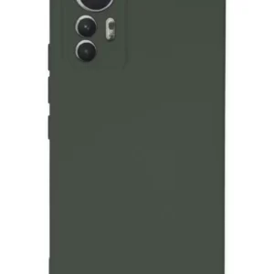 Newface Xiaomi Mi 12 Lite Kılıf Nano İçi Kadife Silikon - Koyu Yeşil