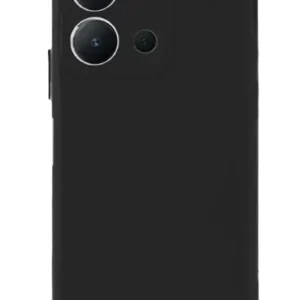 Newface Vivo Y36 Kılıf Nano İçi Kadife Silikon - Siyah