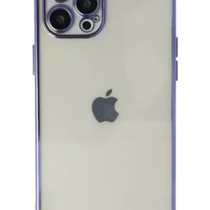 Newface İphone 12 Pro Kılıf Razer Lensli Silikon - Mor