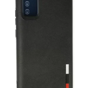 Newface Samsung Galaxy A02s Kılıf Loop Deri Silikon - Siyah