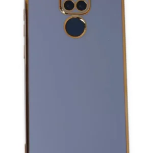 Newface Xiaomi Redmi Note 9 Kılıf Volet Silikon - Mavi