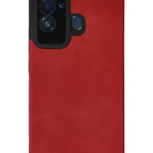 Newface Tecno Pova Neo Kılıf Loop Deri Silikon - Kırmızı