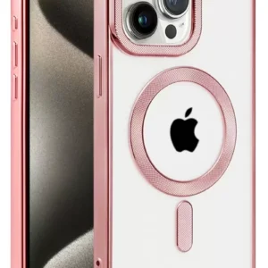 Newface İphone 14 Pro Max Kılıf Kronos Magsafe Kapak - Rose Gold