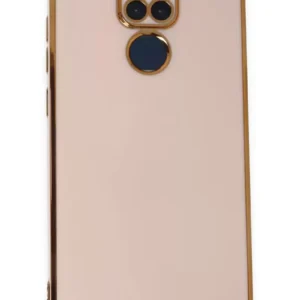 Newface Xiaomi Redmi Note 9 Kılıf Volet Silikon - Pembe