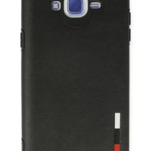 Newface Samsung Galaxy J7 Kılıf Loop Deri Silikon - Siyah