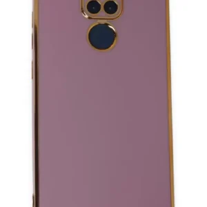 Newface Xiaomi Redmi Note 9 Kılıf Volet Silikon - Mor