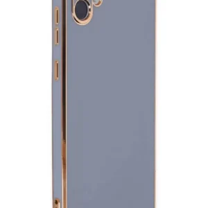 Newface Samsung Galaxy A04 Kılıf Volet Silikon - Mavi