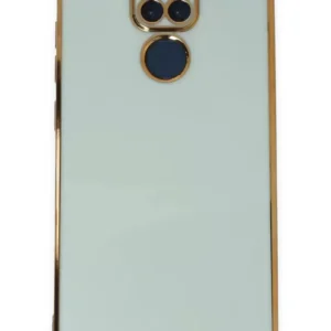 Newface Xiaomi Redmi Note 9 Kılıf Volet Silikon - Açık Yeşil