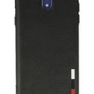Newface Samsung Galaxy J7 Pro / J730 Kılıf Loop Deri Silikon - Siyah