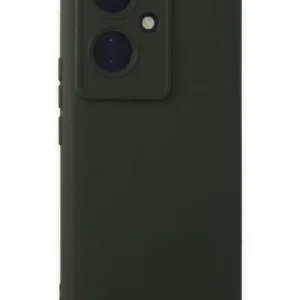 Newface Vivo V29 Lite Kılıf Nano İçi Kadife Silikon - Koyu Yeşil