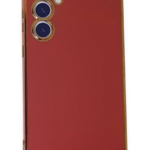 Newface Samsung Galaxy S23 Fe Kılıf Volet Silikon - Kırmızı