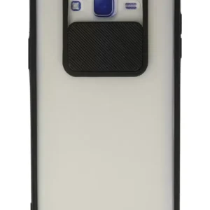 Newface Samsung Galaxy J7 Kılıf Palm Buzlu Kamera Sürgülü Silikon - Siyah