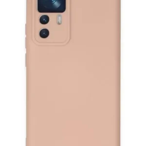 Newface Xiaomi Mi 12t Pro Kılıf Nano İçi Kadife Silikon - Pudra
