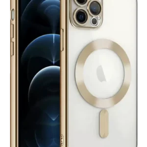 Newface İphone 13 Pro Kılıf Kross Magneticsafe Kapak - Gold